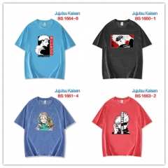 5 Styles 6 Color Jujutsu Kaisen Cartoon Pattern T-shirt Anime Short shirts
