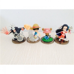 1 Generation One Piece Luffy Chopper Nami Kuma Anime Figure Toy (4pcs/set)