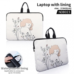 2 Styles Abstract Cosplay Decoration Cartoon Anime Laptop Computer Bag