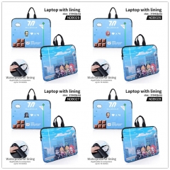 5 Styles Blue Archive Cosplay Decoration Cartoon Anime Laptop Computer Bag
