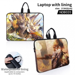 Genshin Impact Cosplay Decoration Cartoon Anime Laptop Computer Bag