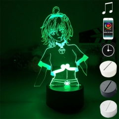 2 Different Bases Bella Anime 3D Nightlight with Remote Control