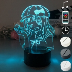 2 Different Bases Jk Sexy Gilr Anime 3D Nightlight with Remote Control
