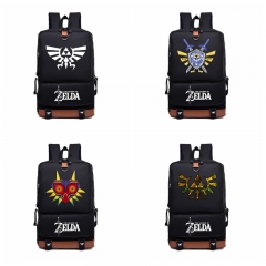 14 Styles The Legend of Zelda Cosplay High Quality Anime Backpack Bag Black Travel Bags