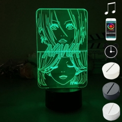 2 Different Bases Nana Anime 3D Nightlight with Remote Control