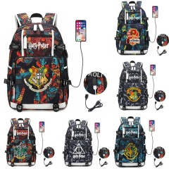 20 Styles Harry Potter Cosplay Anime Backpack Bag Teeneger Travel Bags