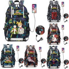 26 Styles Boku no Hero Academia/My Hero Academia Cosplay Anime Backpack Bag Teeneger Travel Bags