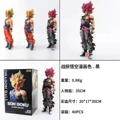 3 Colors 35CM Dragon Ball Z Son Goku Character Japanese Cartoon Anime PVC Figure