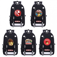 17 Styles Roblox Cosplay Cartoon Character Anime Backpack Bag