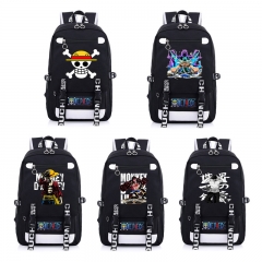 24 Styles One Piece Cosplay Cartoon Character Anime Backpack Bag