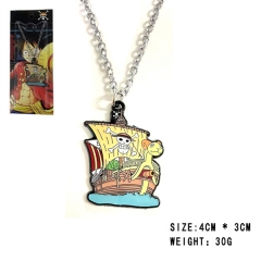 One Piece Cartoon Cute Character Anime Alloy Necklace