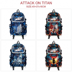 8 Styles Attack on Titan/Shingeki No Kyojin Camouflage Flip Data Cable Anime Backpack Bag