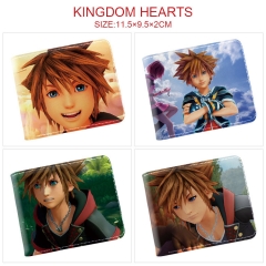 4 Styles Kingdom Hearts Cosplay Cartoon Character Anime Pu Wallet Purse