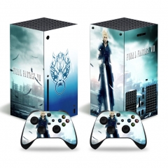 Final Fantasy Skin Stickers Removable Cover PVC Stickers For Xbox Series X Console and 2 Controllers