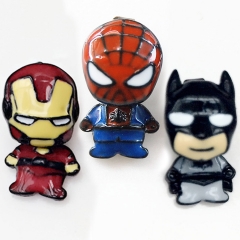 6 Styles Marvel The Batman Spider Man Iron Man Alloy Earring Fashion Jewelry Cartoon Fancy Girls Anime Earrings
