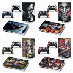 5 Styles Suicide Squad Game PS5 Pasting Sticker Skin Stickers