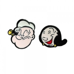Popeye Alloy Earring Fashion Jewelry Cartoon Fancy Girls Anime Earrings