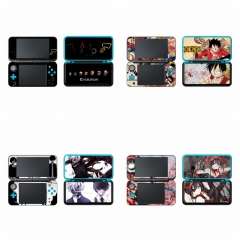 10 Styles Date A Live One Piece Pokemon Full Cover Decal Skin Stickers For NEW 2DSXL/ 2DS LL