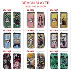 9 Styles Demon Slayer: Kimetsu no Yaiba Cartoon Character Anime PU Zipper Wallet Purse