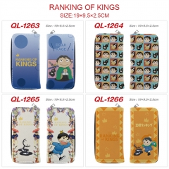 5 Styles Ranking of Kings/Ousama Ranking Cartoon Character Anime PU Zipper Wallet Purse