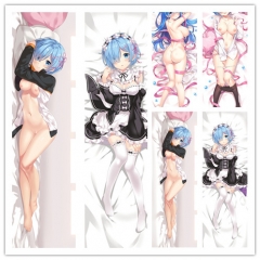2 Styles Re : Zero / Re : Life in a Different World from Zero  Body Pillow Pattern Cartoon Character Bolster Body Anime Pillow (50*150cm)