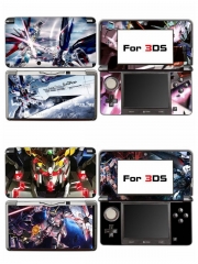 2 Styles Mobile Suit Gundam Full Cover Decal Skin Stickers For 3DS