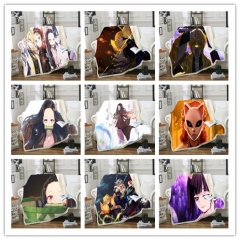 40 Styles 2 Sizes Demon Slayer: Kimetsu no Yaiba Double Layer Anime Blanket