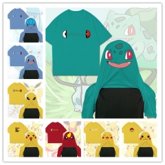 15 Styles Pokemon Series Funny Pattern Cosplay Color Printing Anime T shirt