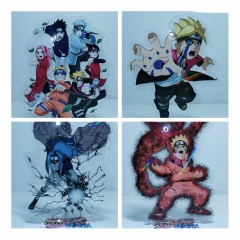 15cm 4 Styles Naruto Anime Acrylic Stand Plastic Standing Plate