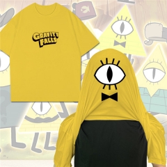 Gravity Falls Funny Pattern Cosplay Color Printing Anime T shirt