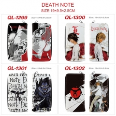 7 Styles Death Note Cartoon Character Anime PU Zipper Wallet Purse