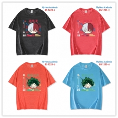 2 Styles 6 Color Boku no Hero Academia / My Hero Academia Cartoon Pattern T-shirt Anime Short shirts
