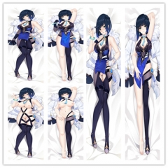 3 Styles Genshin Impact Pillow Pattern Cartoon Character Bolster Body Anime Pillow (50*150cm)