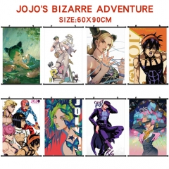 15 Styles JoJo's Bizarre Adventure Anime  Wall Scroll Wallscrolls ( 60*90CM)