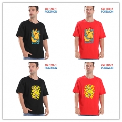 14 Style Pokemon Pikachu Cartoon Pattern Anime Cotton T-shirts