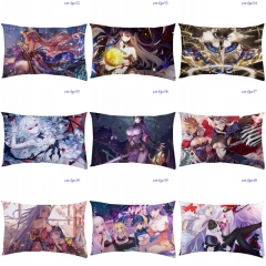 12 Styles Fate Stay Night Two Sides Cartoon Pattern Anime Pillow (40*60cm)