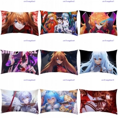 9 Styles EVA/Neon Genesis Evangelion Two Sides Cartoon Pattern Anime Pillow (40*60cm)