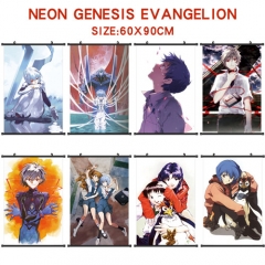 10 Styles EVA/Neon Genesis Evangelion Anime Wall Scroll Wallscrolls（60*90cm)）