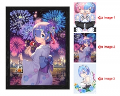 Re: Zero/Re:Life in a Different World from Zero Lenticular Flip Anime 3D Posters（10pcs/set） (No Frame)