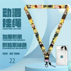 2 Styles SPY×FAMILY Cartoon Long Lanyard Anime Phone Strap