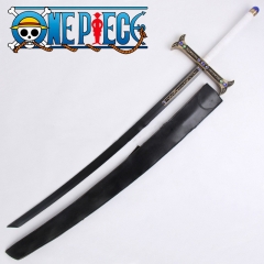 130CM One Piece Dracule Mihawk Cosplay Anime Steel Sword Weapon