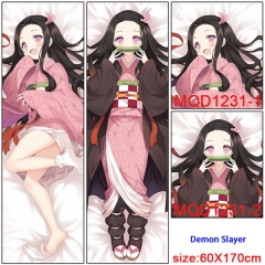 5 Styles Demon Slayer: Kimetsu no Yaiba Sexy Girl Body Pillow Pattern Cartoon Character Bolster Body Anime Pillow (50*150cm)