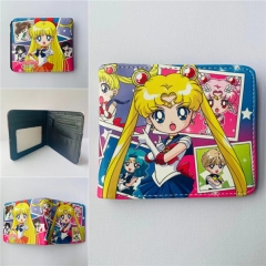 Pretty Soldier Sailor Moon Cartoon Coin Purse Anime Short Wallet