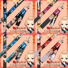 6 Styles Tokyo Revengers Cartoon Cosplay Decoration Anime Bell Ribbon Keychain