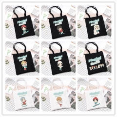 16 Styles K-POP BTS Bulletproof Boy Scouts Playing With Snow Cartoon Character Pattern Anime Tote Bags