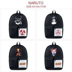 7 Styles Naruto Nylon Waterproof Black Anime Backpack Bag