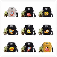 28 Styles K-POP BTS Bulletproof Boy Scouts Crossbody Bag Cartoon Character Pattern Anime Bags
