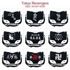 9 Styles Tokyo Revengers Color-block Leather Anime Cosplay Cartoon PU Diagonal Package Bag