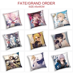 20 Styles Fate Grand Order Cartoon Pattern Anime Pillow (45*45CM)