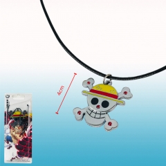 One Piece Cartoon Logo Decoration Alloy Anime Necklace